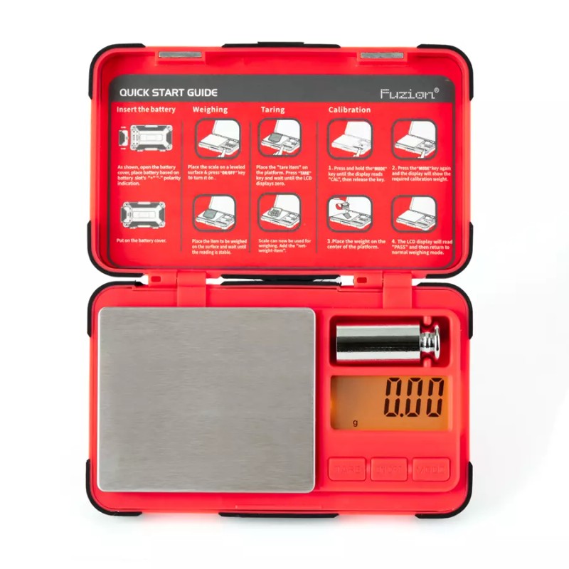 Fuzion RED Fuzion Digital Pocket Scale 200g x 0.01g Jewelry