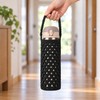 Crochet Water Bottle Holder for 400–600ml Bottles – Built-In Carry