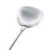 MOZUO Stainless Steel Cooking Spatula, Extra Long Scald Resistant Handle