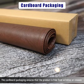 AmazeCov Non Slip Headrest Cover for Furniture Slipcovers,Faux Leather Headrest Protector for Recline Chair Vinyl Head Protector Cover for Sofa,Theater Seat Cover for Home & Office, Reddish Brown