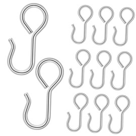 Supvox Pack of 50 Metal Car Seat Coat Car Seat Cover Attachment Hooks for Car Seat Cover Routine Mounting Hooks for Car Seat Padding Vehicle Seat Cover Curtain Cushion Iron