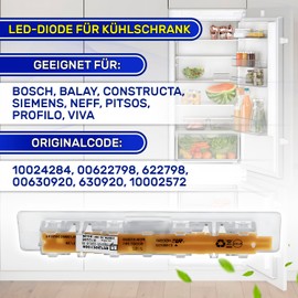 LED Diode for Fridge with Original Code 10024284 for Bosch for Balay for Constructa for Siemens for Neff MONTERAL
