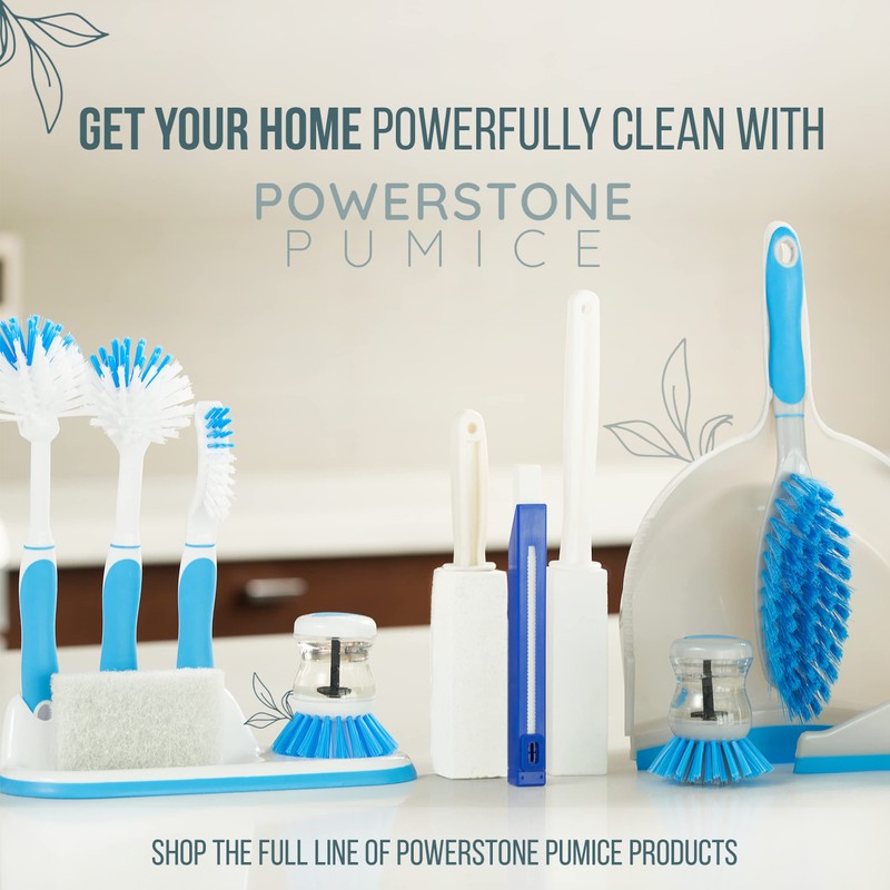 Powerstone Pumice Stone Toilet Bowl Cleaner with Handle (2-pack) -