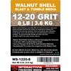 Interactivia Finishing Media Walnut Shell Media, 8 lbs or 3.6