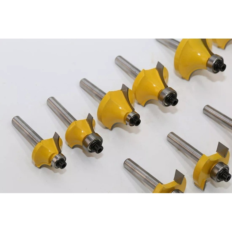 Lovly Kit De Brocas De Fresado 1/4 6.35mm Para Madera,