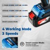 Dong Cheng 20V Brushless Impact Wrench, Max Torque 360 ft-lbs