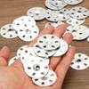 PATIKIL 1-3/8 Insulation Washers, 100 Set 35mm Metal Foam Board