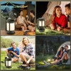 LUX OUTDOOR 3-in-1 Camping Fan with Flashlight & Lantern –