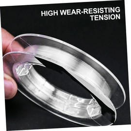 KICHOUSE 1roll Carbon Fiber Fishing Line Abrasion-Resistant Angling Wire for Bass and Walleye Heavy Duty and Wear-Resistant Outdoor Fishing Gear for Sea Angling