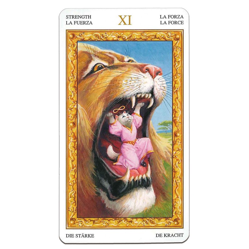 White Cats Tarot "Original Japanese Manual" Tarot Card