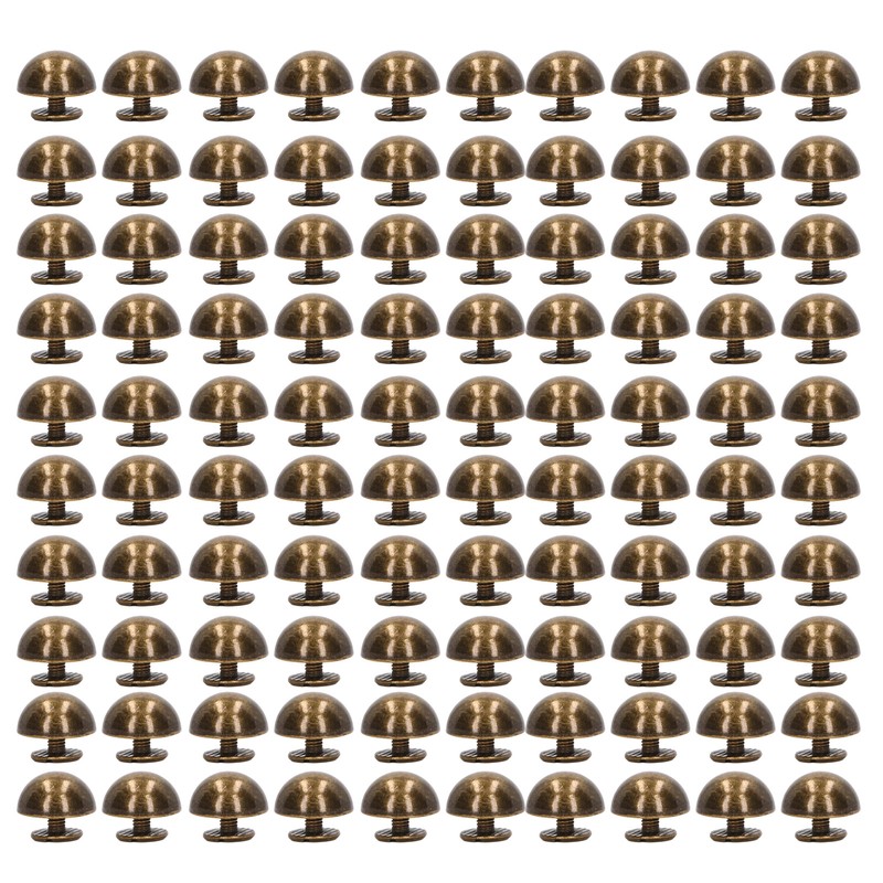 100 Sets Mushroom Rivet 12mm High Hardness Anti Rust Round