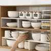 Adjustable Cabinet Shelf Organizer for Kitchen Storage – Expandable Space-Saving