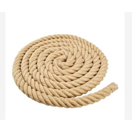 Natural Brown Jute Rope Hessian Braided Twisted Rustic Shabby Burlap Cord Decking Boating DIY Garden (10, 4 mm)