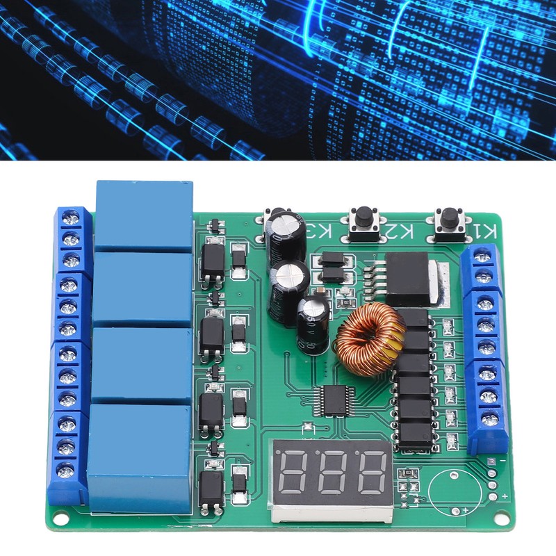 4 Way Relay Module Programmable Reversible Relay Control Module with