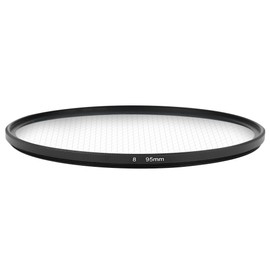 Junestar 95mm 8 Lines Star Lens Filter for Canon/Nikon/Sony/Pentax/Olympus/Fuji Camera