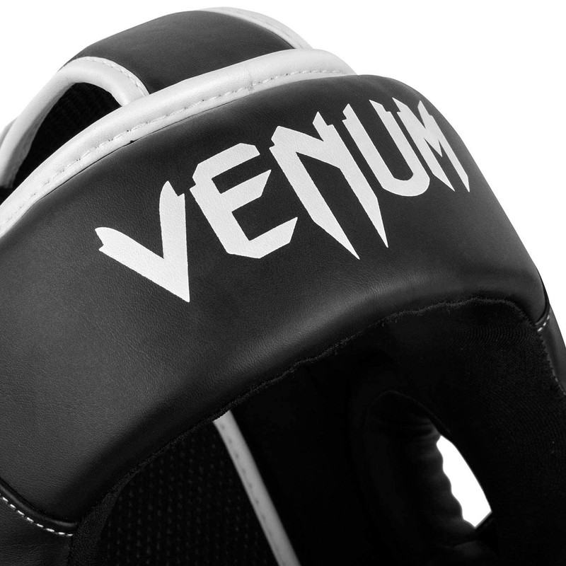 VENUM Elite Headgear (Black/White)