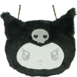 Yasuda Tsusho Sanrio Characters Die-Cut Fur Chain Shoulder Bag Chromi KU Die Cut Fur Shoulder 109 Size: Approx. H 7.1 x W 7.1 x D 7.1 inches (18 x 18 x 18 cm)