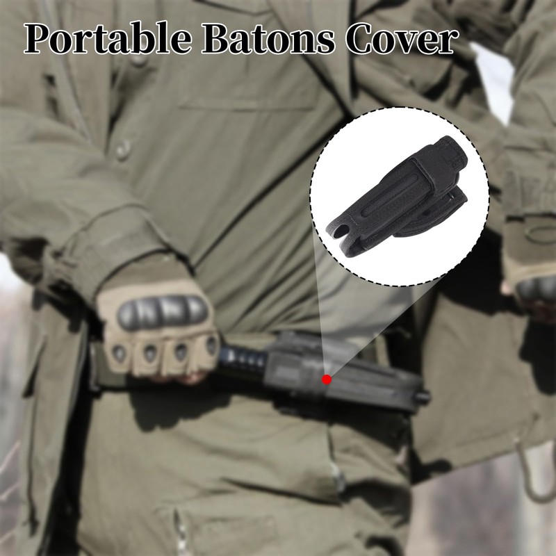 YHZNAGEM Baton Holder Tactical Quick Draw Stick Holster 360 Degree