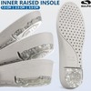 SULPO Shoe Insoles Raiser - Elastic Shock Absorbing Insoles -