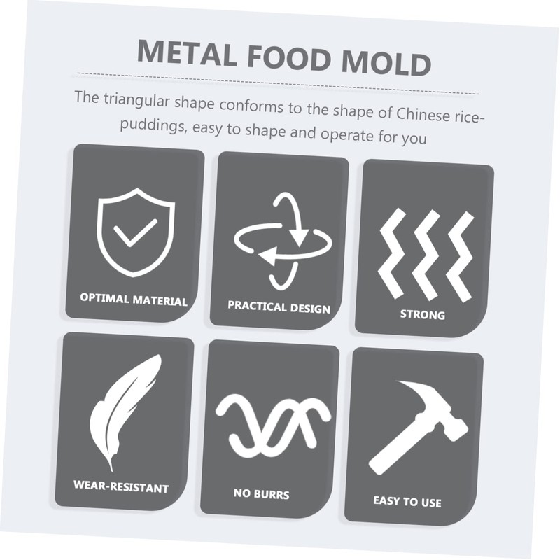 CIYODO Triangle Rice Ball Shaper Stainless Steel Sushi Mold Rice