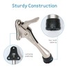 CG PLUS Door Stopper, One-Touch semi-Automatic Metal Door Stopper, with