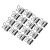 50Pcs Hollow Binder Clips Metal Paper Binder Clips for Documents
