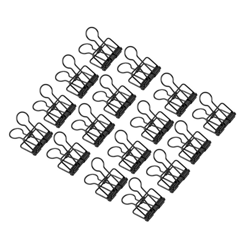 50Pcs Hollow Binder Clips Metal Paper Binder Clips for Documents