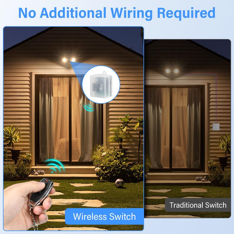 433 MHz RF Wireless Remote Control Switch, Wireless Switch AC