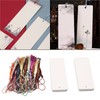 80 Sets Blank Bookmarks 5.5in Long 2in Wide Smoothing Widely