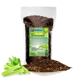 Gardenera Premium Potting Soil Blend for Celery - The Ultimate Mix for Healthy, Vibrant, and Crunchy Celery Plants - 4 QUARTS