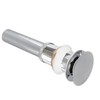 Bathroom Pop Up Drain Control Water Flow Copper Chrome Plating