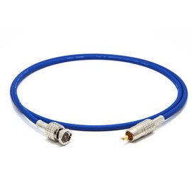 enoaudio Mogami 2964 Digital Coaxial Cable 75 Ohm | Canare Gold RCA - BNC | HiFi - 16.40 ft / 5.0 m