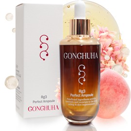 GONGHUHA RG3 Perfect Ampoule Intensive Anti-Aging Skincare with Red Ginseng for Even Skin Tone, Wrinkle Reduction, and Enhanced Elasticity – 45ml