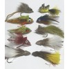 Pike and Bass Flies -Boxed - Set of sixteen +