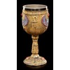 Goblet with Egyptian God Horus Fantasy Decorative Figure