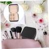 LIFKOME 3pcs Travel Jewelry Organizer Box Pu Leather Storage Case
