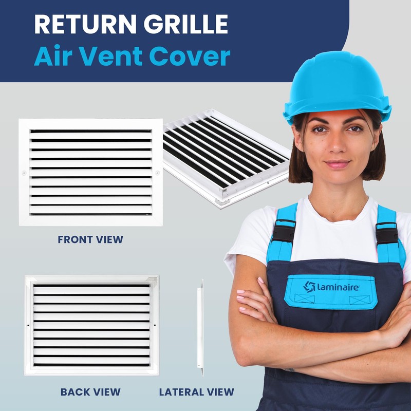 Fits 14" x 10" Duct Hole [15.6" x 11.6" Face]