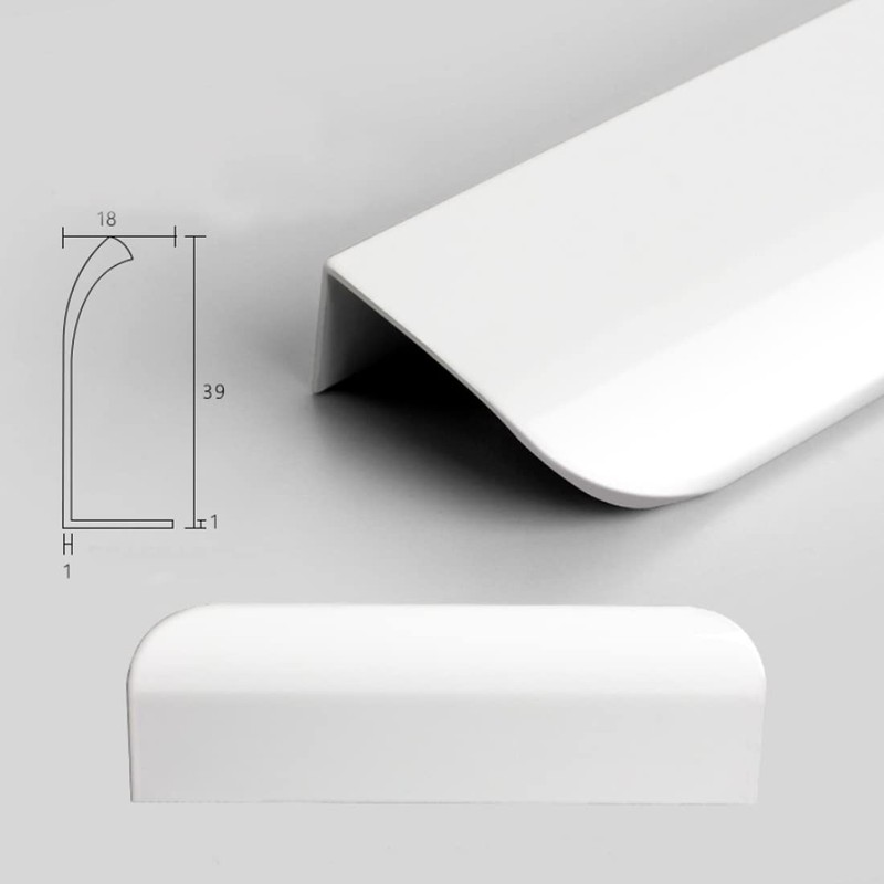 HY HUIJUN 4 Pack Furniture Recessed Concealed Handles, Cabinet Handle