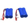 Blomiky 7.4V 2S 600mAh Li-ion Rechargeable Battery with JST Plug