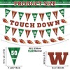 Pre-Strung Football Party Decorations Banner, NO DIY Football Banner Football