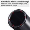 uxcell 1/2" Drive 17mm 6-Point Deep Sockets 3" Length with