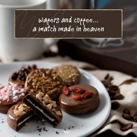 Granny Bellas Gift Basket, 25 Chocolate Covered Cookies, Mothers Day Gourmet Candy Baskets for Food Delivery, Cookie Gifts for Mom, Wife, Grandma, Daughter, Men Women Kids and Friends, Husband, Grandmother, Mother Valentines Day Christmas Holiday Thanksgiving