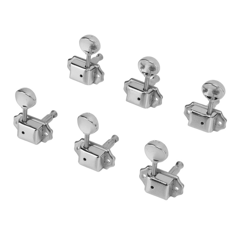 6 Pcs String Tuning Pegs 3L3R High Strength Metal Machine