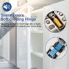 Pack of 2 Soft Close Automatic Hinges Integrated Damping Hinges