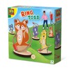 SES Creative 02312 - Ring toss, wooden animals with rope
