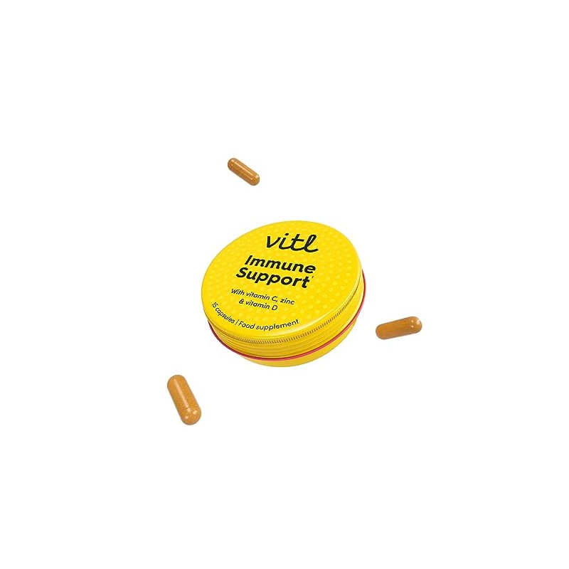 Vitl Immune Support Supplement - 15 Vegan Capsules - with