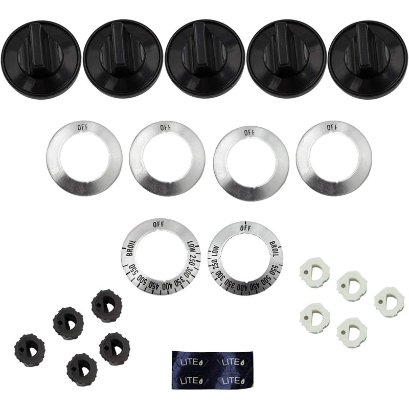 ERP, Whirlpool, Maytag, KitchenAid, Jenn-Air, Gas Range Knob KIt KN001