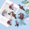 LEGENTLISUR Cute Animal Charms Large Quantity Multicoloured Acrylic Pendant Charms