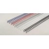 BuroKalos Wire Binding Spines, 20 Sheets, 6.4 mm, 3:1 Pitch,