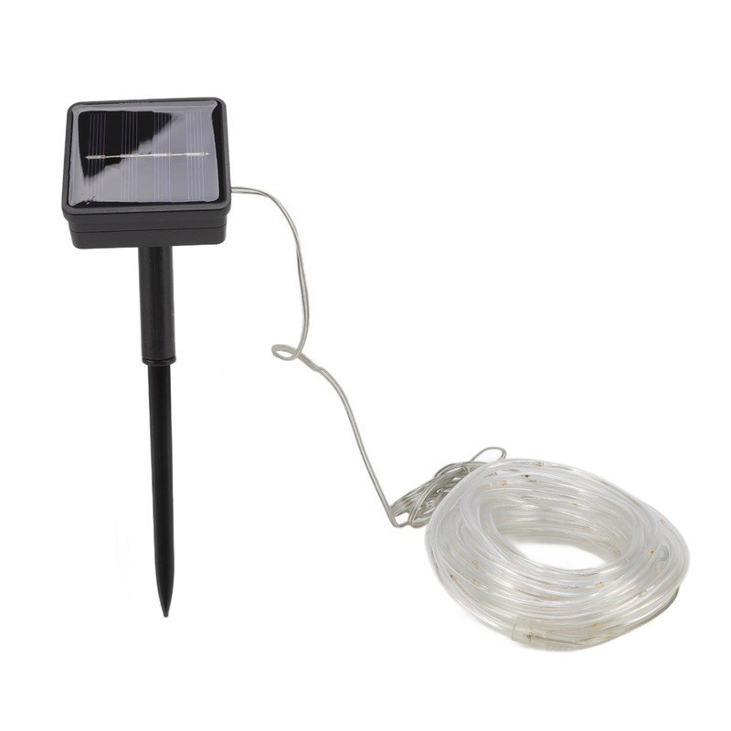 Solar Rope String Lights Waterproof Low Voltage LED Light Beads